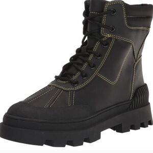 Circus Sam Edelman Black Lace-Up Boots